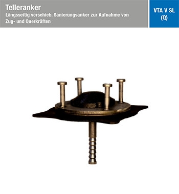 VTA V SL (Q) - Telleranker - längsseitig verschiebbar