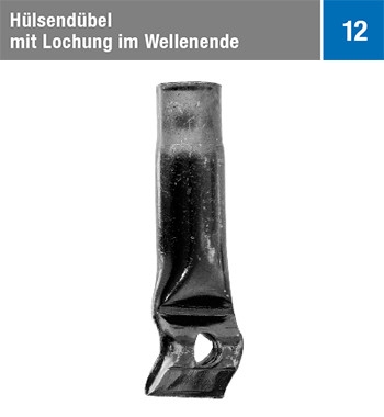 Gewindehülsen mit Lochung - Liste 12